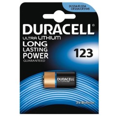 Duracell Ultra Photo Lithium 123 (CR17345) Battery - High Performance & Long Lasting Power for Your Devices!